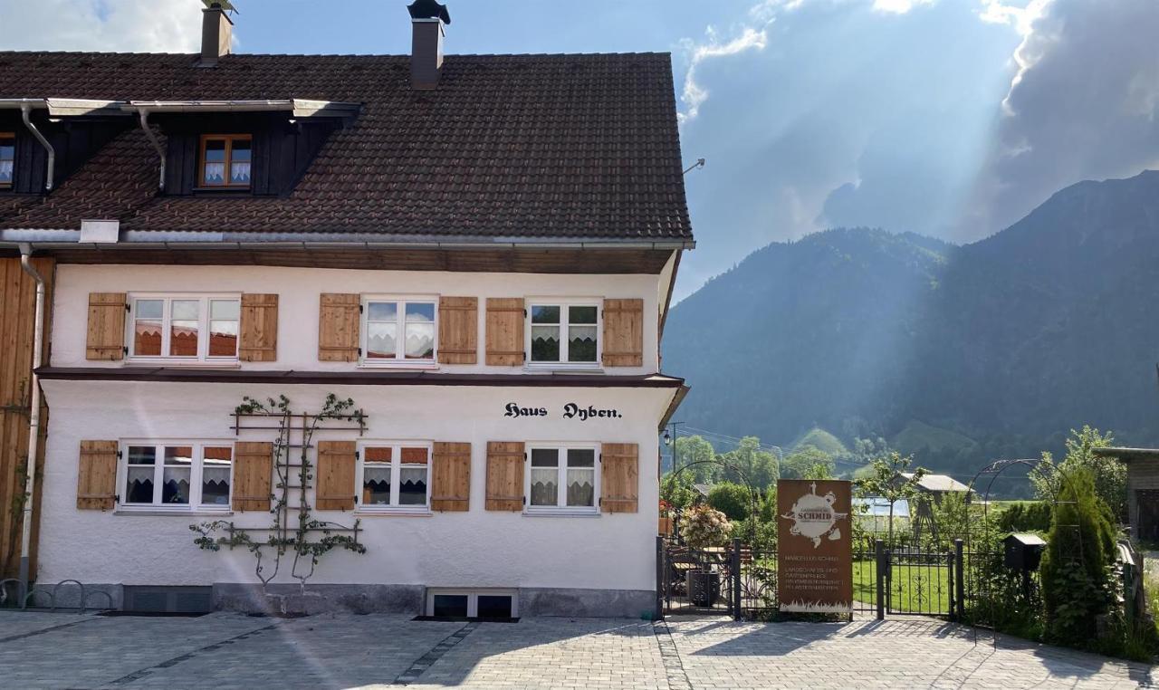 Ferienwohnung Haus Oyben Bad Hindelang Exterior foto