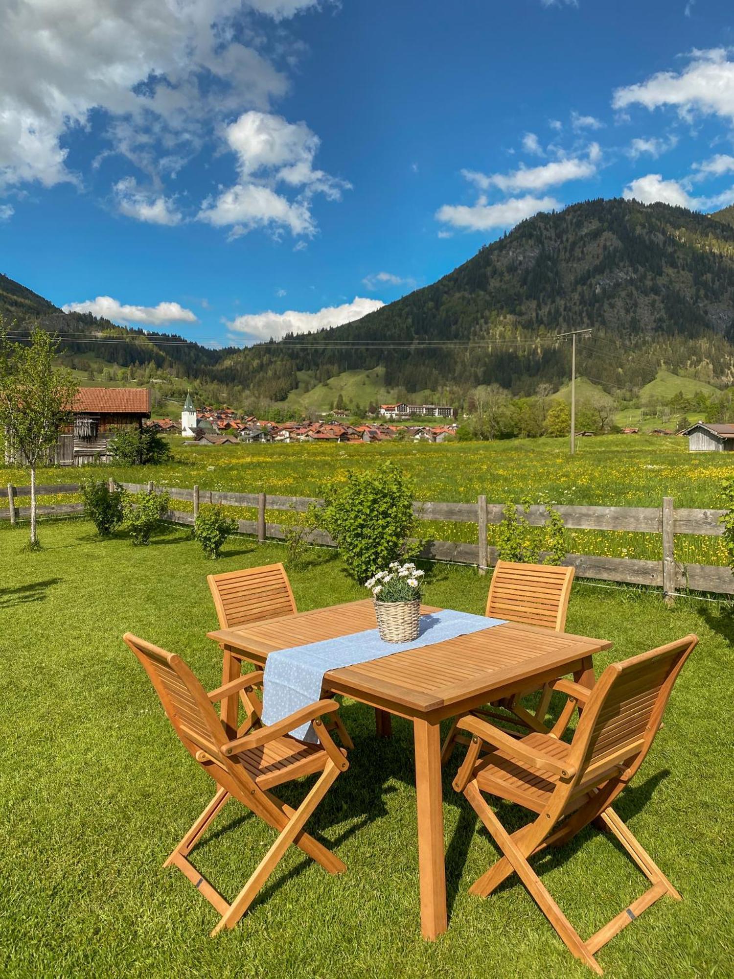 Ferienwohnung Haus Oyben Bad Hindelang Exterior foto